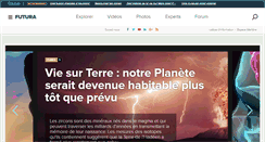 Desktop Screenshot of futura-sciences.com