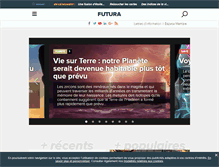 Tablet Screenshot of futura-sciences.com