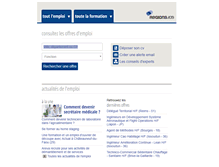 Tablet Screenshot of emploi.futura-sciences.com
