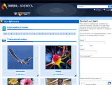 Tablet Screenshot of futura-sciences.us
