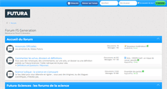 Desktop Screenshot of forums.futura-sciences.com